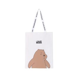 We Bare Bears Grizz Shopping Bag (White) MINISO