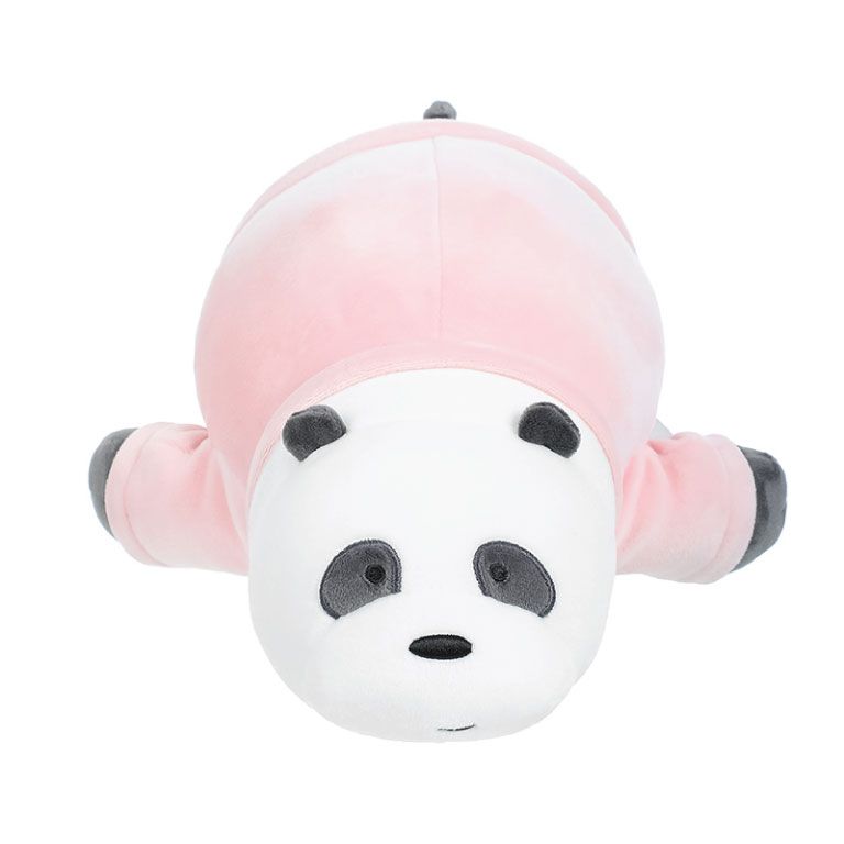 We Bare Bears-Lovely Lying Plush Toy(Panda) - MINISO