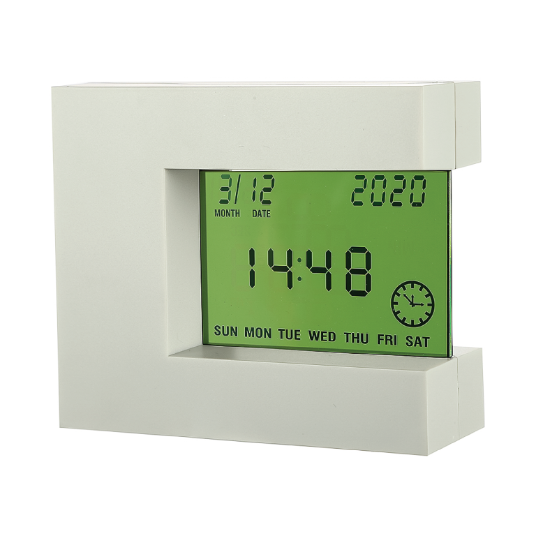 Rotatable LCD Alarm Clock(Grey) MINISO