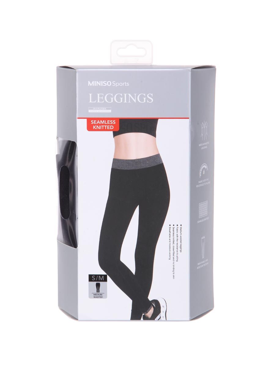 Fitness Leggings (Black S/M) - MINISO