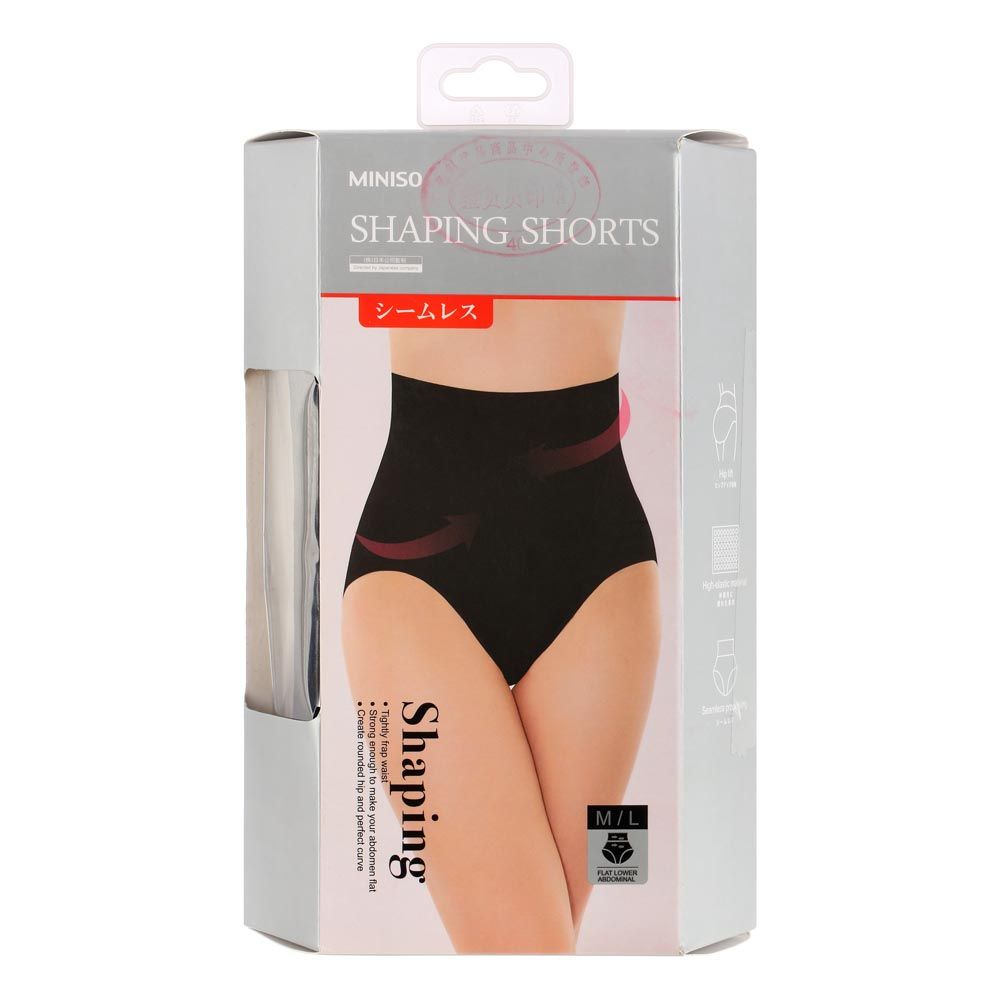 Women Shaping Shorts(Black) (M/L) - MINISO