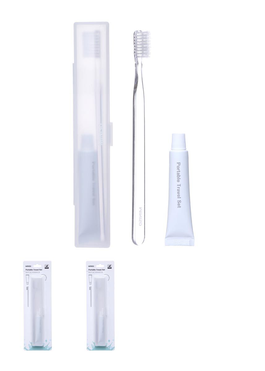 toothbrush with toothpaste in handle