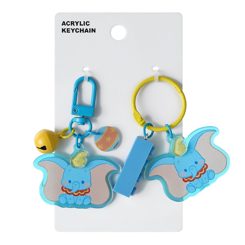 Disney Animals Collection Acrylic Laser Key Chain Combo(Dumbo 