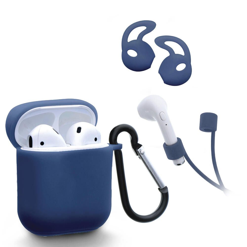Protective Cover Airpods Accessories Kit (Blue) MINISO