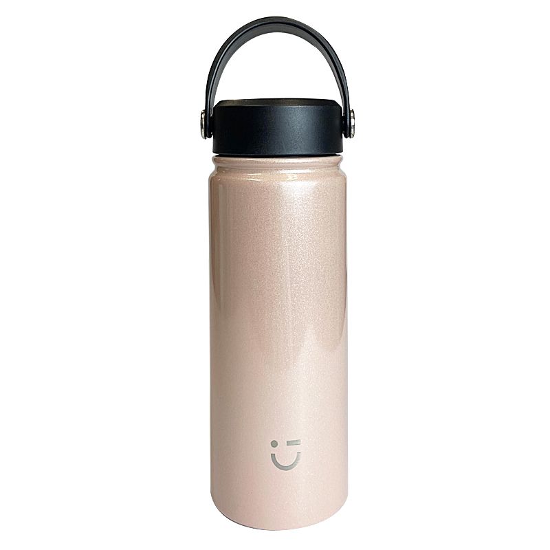 Portable Insulated Bottle with Handle - 538mL(Pink) - MINISO