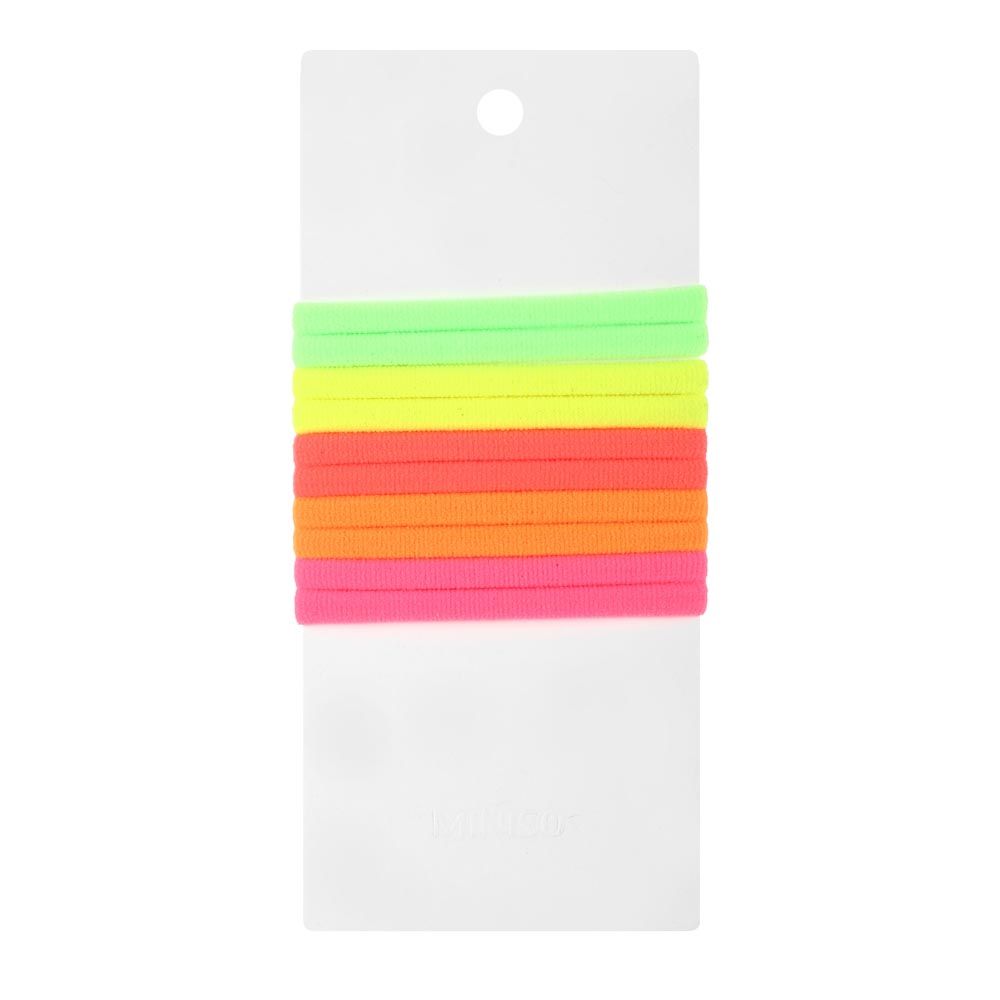 3.5CM Colored Towel Hair Ring 10 Pcs MINISO