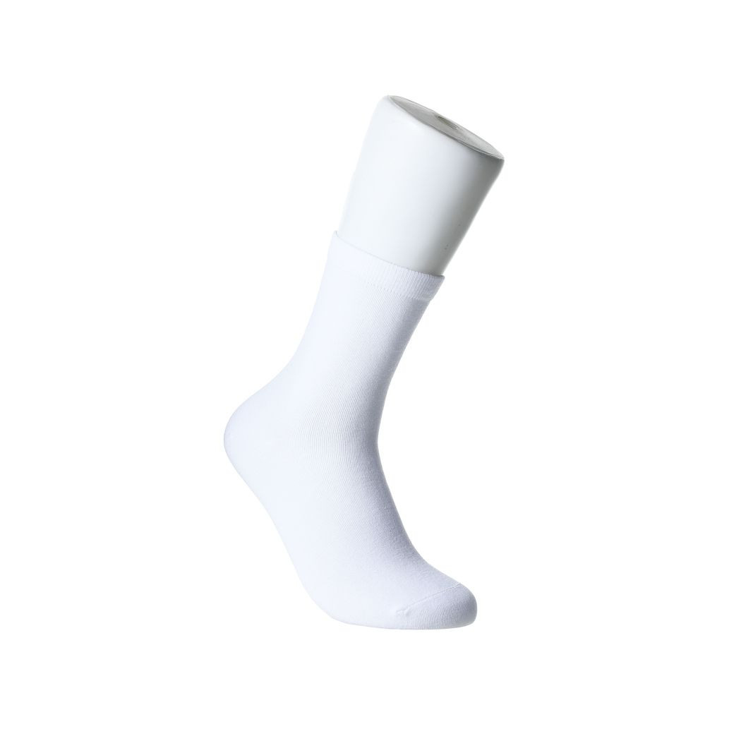 Men's Crew Socks (3 Pairs)(White) - MINISO