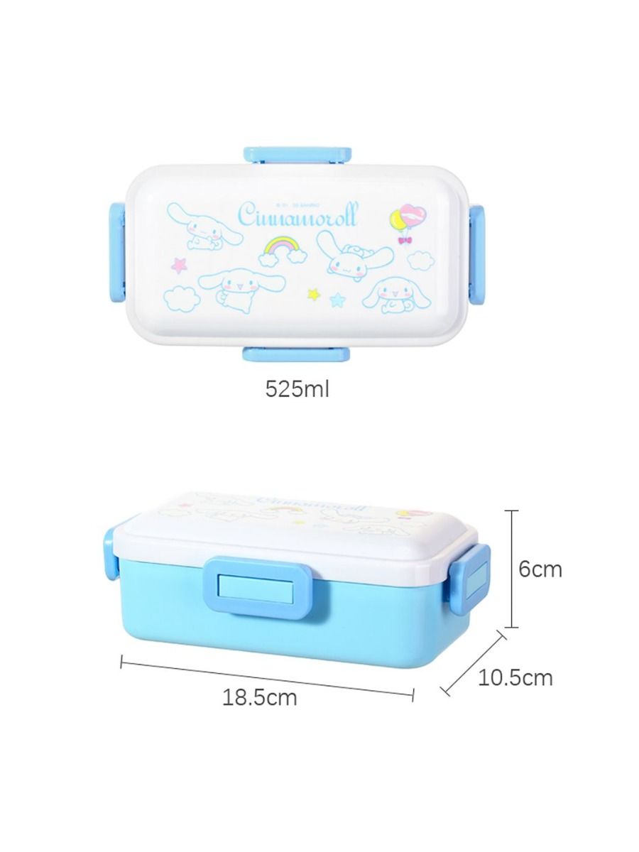 Skater Cinnamoroll Oval Lunch Box 360ml As Shown in Figure One Size