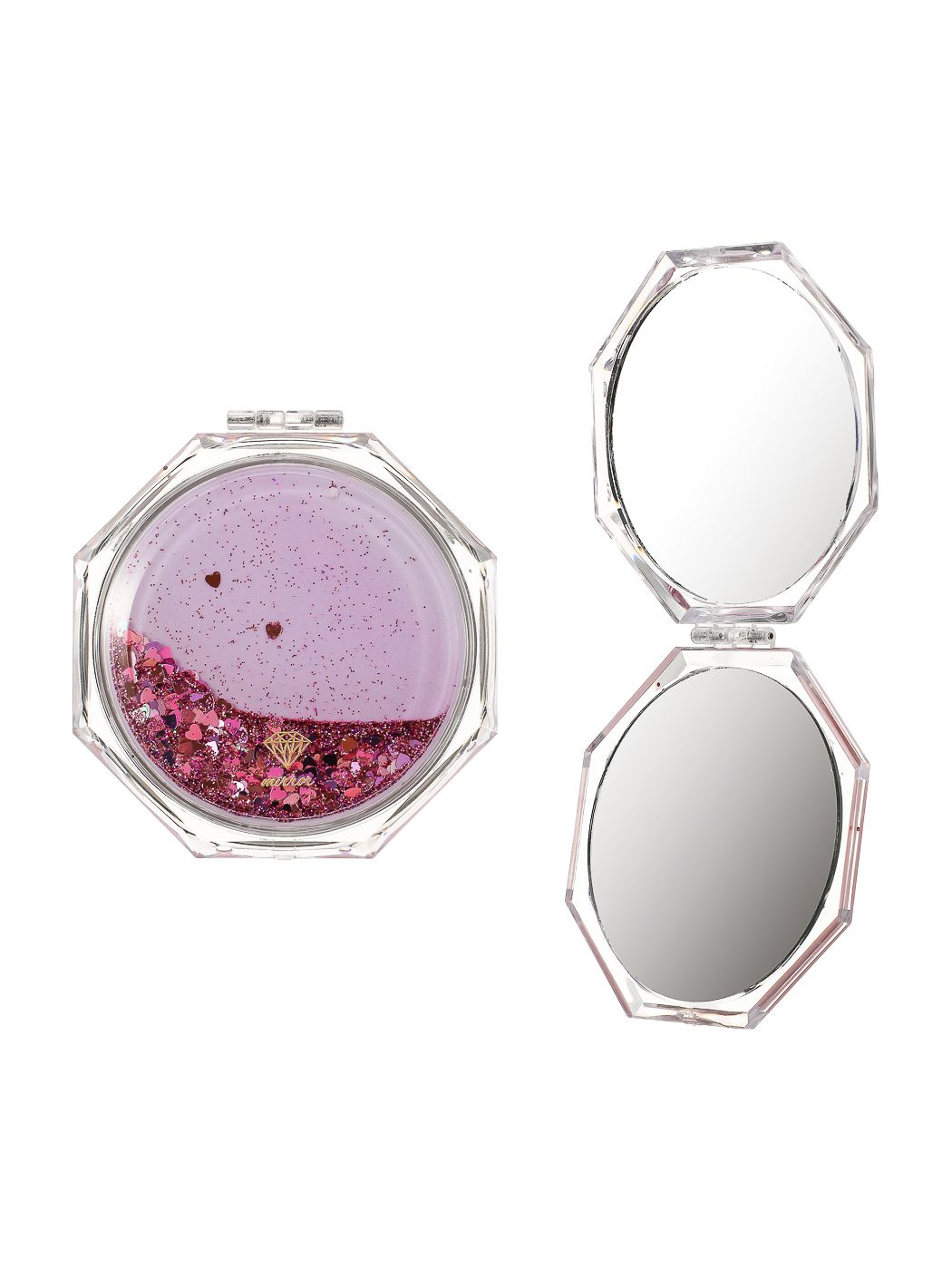 まりもshop Illusion Collection Glittering Portable Mirror - MINISO