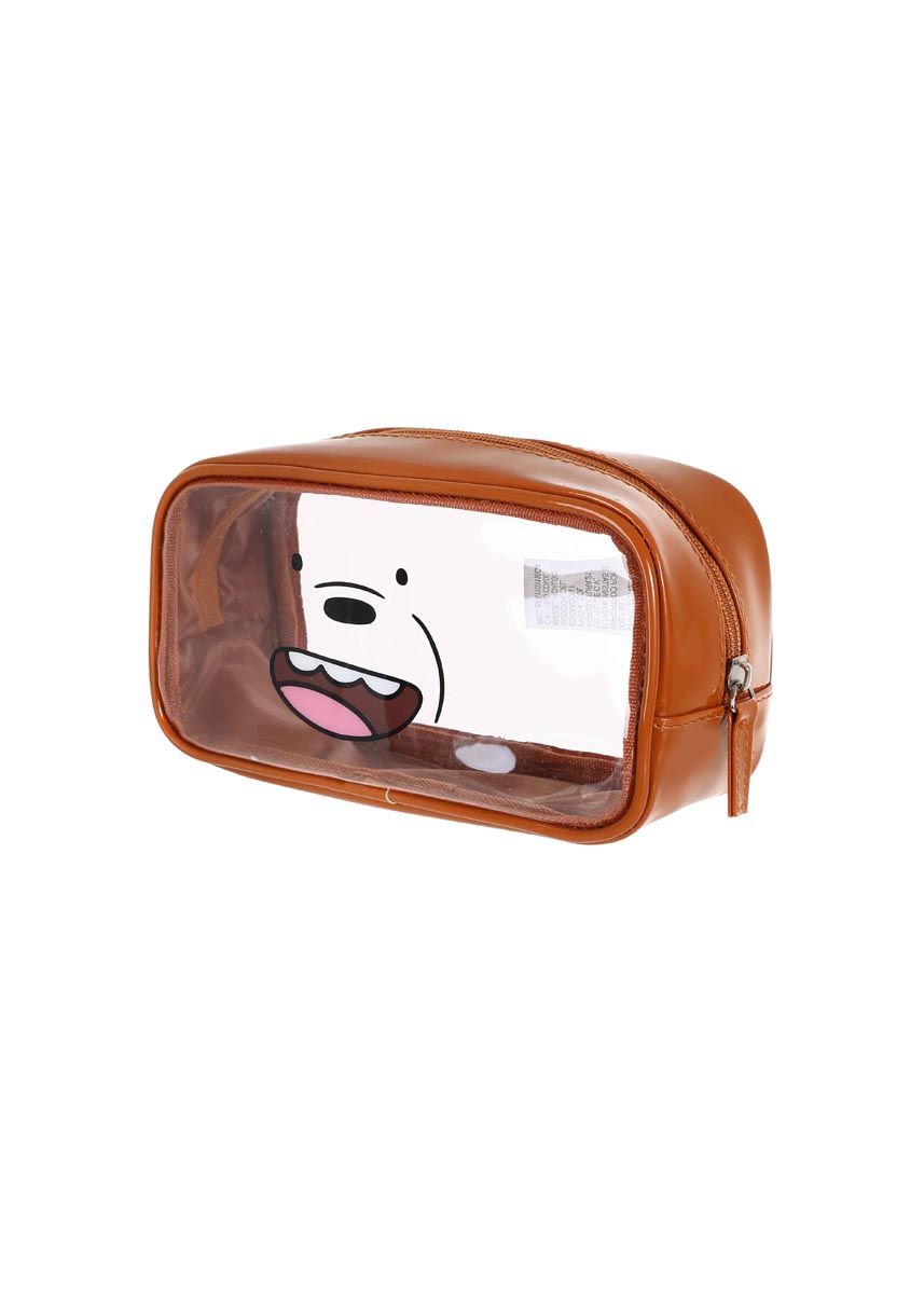 We Bare BearsOptical Cosmetic Bag (Brown) MINISO