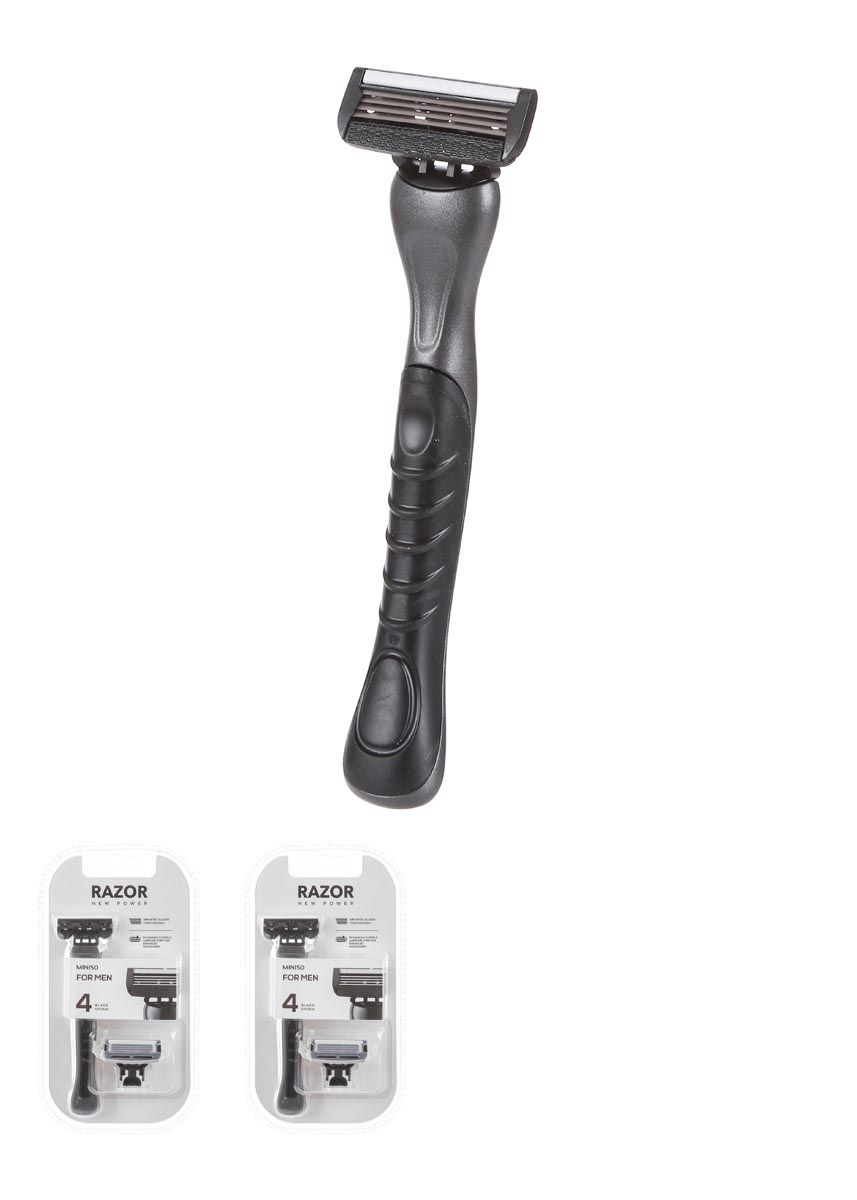 New Power 4 Blade System Razor - MINISO New Power 4 Blade System Razor - MINISO