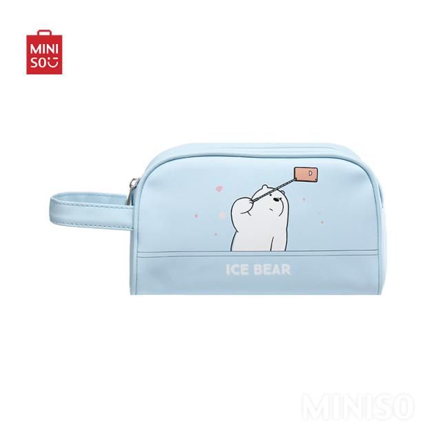 We Bare Bears Cosmetic Bag(Ice Bear) MINISO