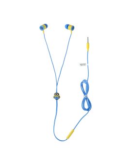 Minions Collection 3.5mm In-ear Earphones Model：F056(Blue)