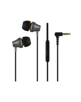 Earphones with Capsule-Shaped Case Model:8431＃(Black)
