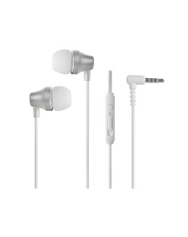 Earphones with Capsule-Shaped Case Model:8431＃(White)
