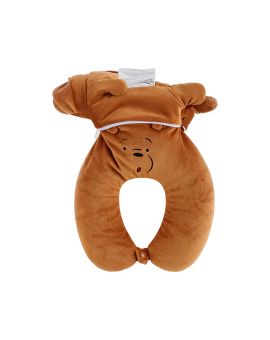 We Bare Bears Adjustable U-shaped Pillow (Grizzly)