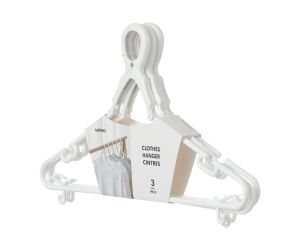 Multifunctional Windproof Clothes Hangers (3 pcs) - MINISO