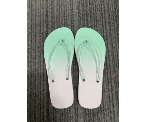 Women's Gradient Color Flip-Flops (Gradient Green,37-38