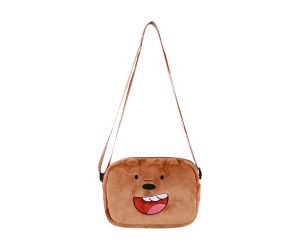 We Bare Bears Crossbody Bag(Grizzly) - MINISO