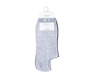 Women's Solid Color Low-cut Socks 3 Pairs (Black&White&Grey Women's Solid Color Low-cut Socks 3 Pairs (Black&White&Grey