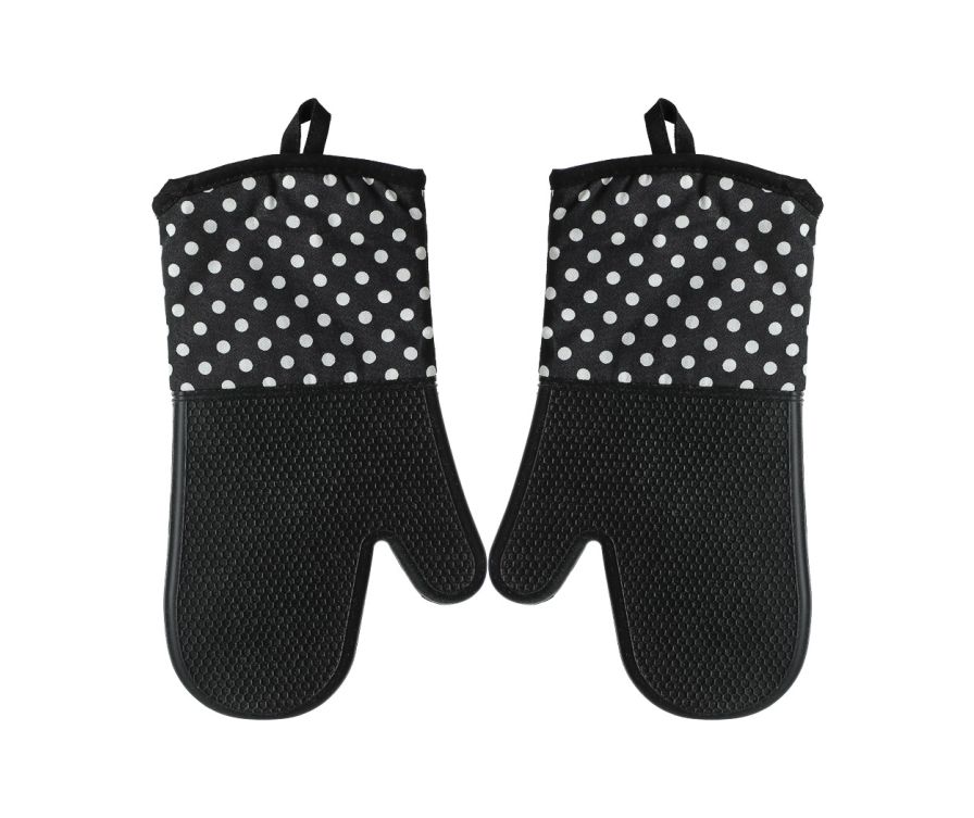 Silicon Oven Glove(Black)