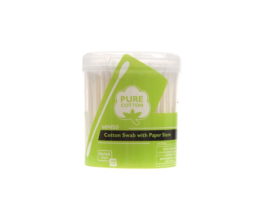 Cotton Swab with Paper Stem (200 Pcs)