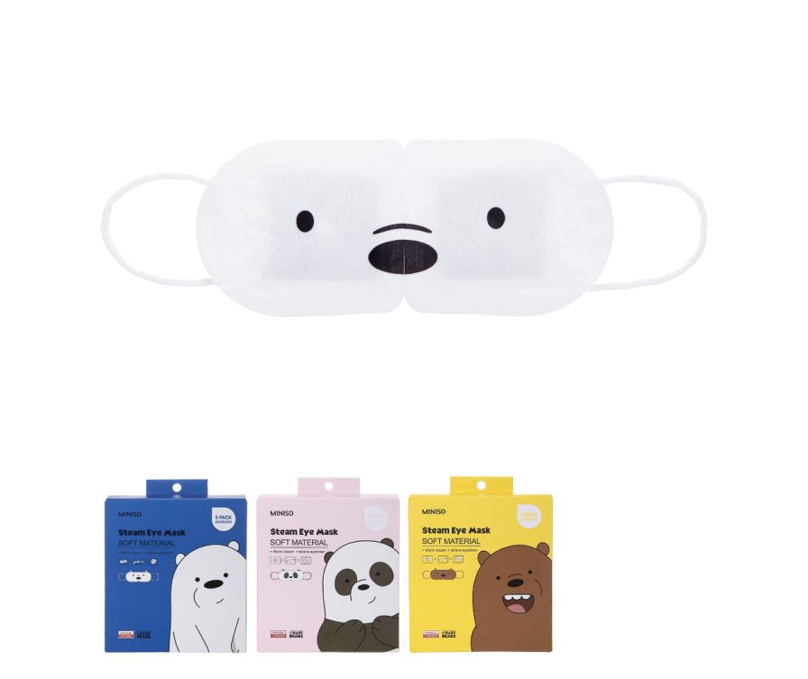 We Bare Bears Steam Eye Mask