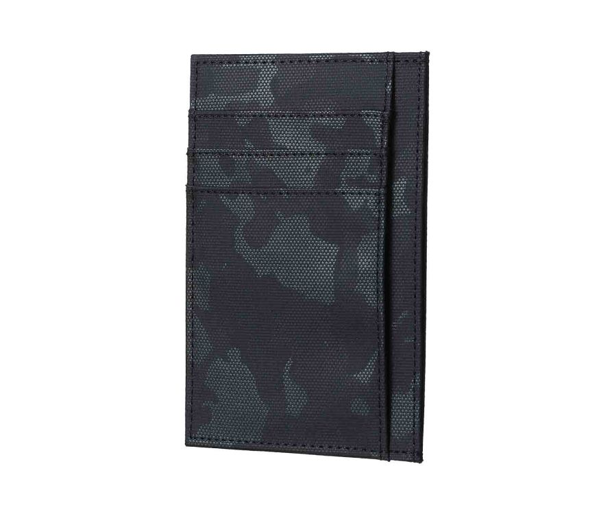 Never give up Collection-Vertical Thin Card Pouch(Dark green)