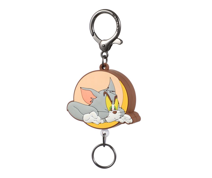 Tom&Jerry I love cheese Collection Retractable Key Chain(Tom)