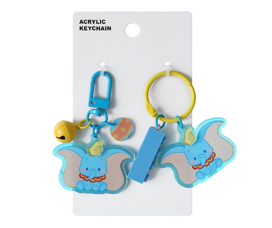 Disney Animals Collection Acrylic Laser Key Chain Combo(Dumbo)