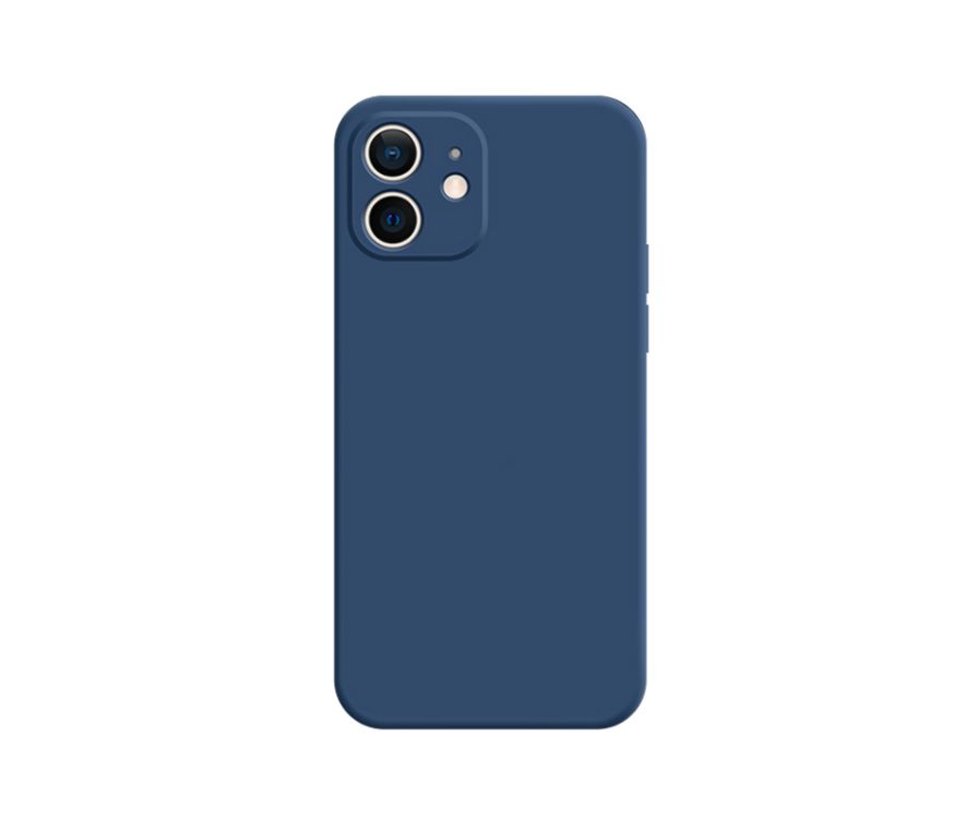 TPU Plain Colored Phone Case (-iPhone 12 mini,Dark blue)