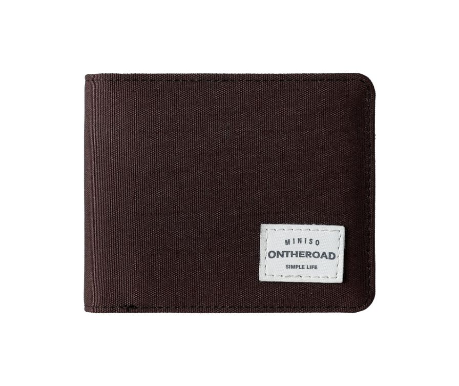 Horizontal Canvas Men's Wallet(Brown)