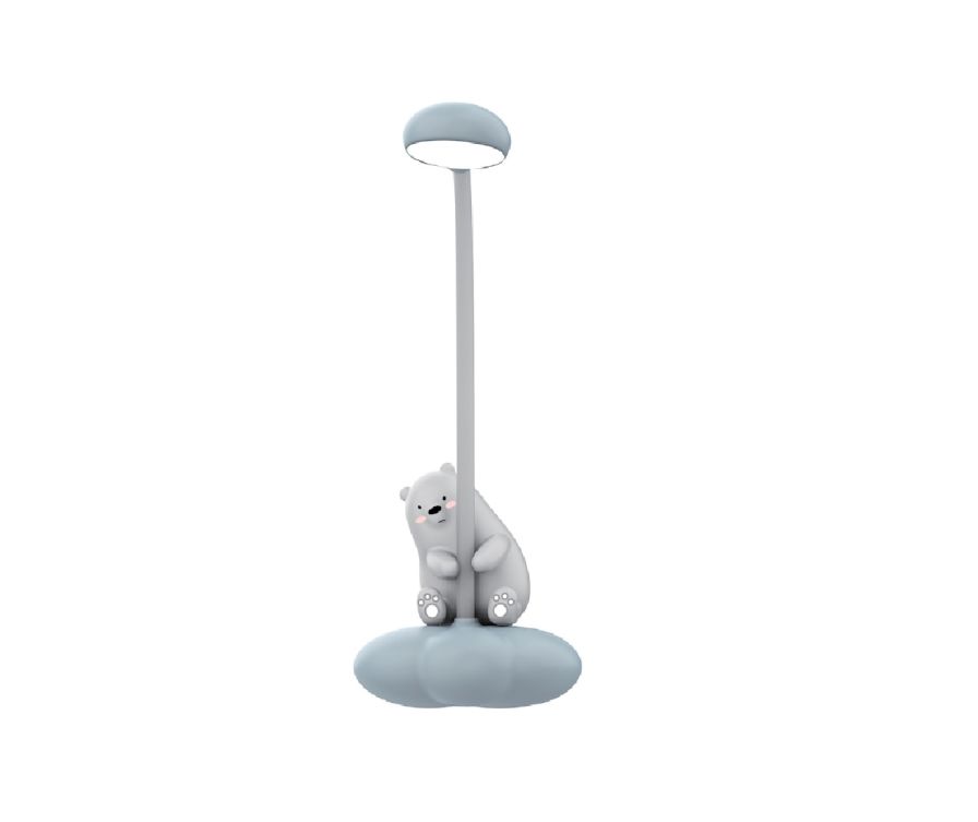 We Bare Bears Collection 4.0 Lovely Table Lamp, 1200mAh  Model: YJ-SLO506 (Ice Bear)