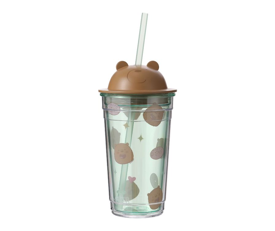 We Bare Bears Collection 4.0 Tumbler with Straw 440mL(Grizzly)