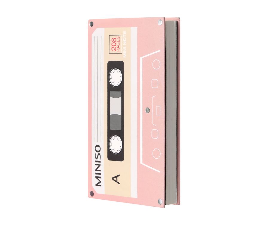 Cassette Tape Design Book 104 Sheets(Pink)