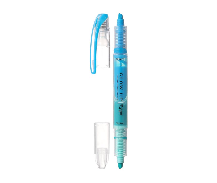 Double-Head Fluorescent Highlighter(Blue)