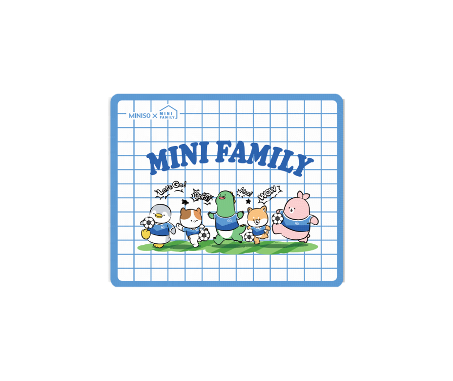 Մկնիկի տակդիր քառակուսի Mini Family Sports (կապույտ)