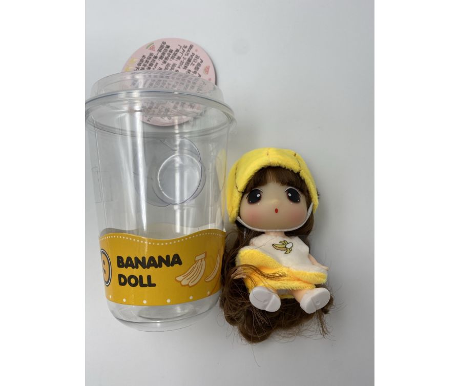 Fruit Cup Series 11cm Doll Charm(Banana)