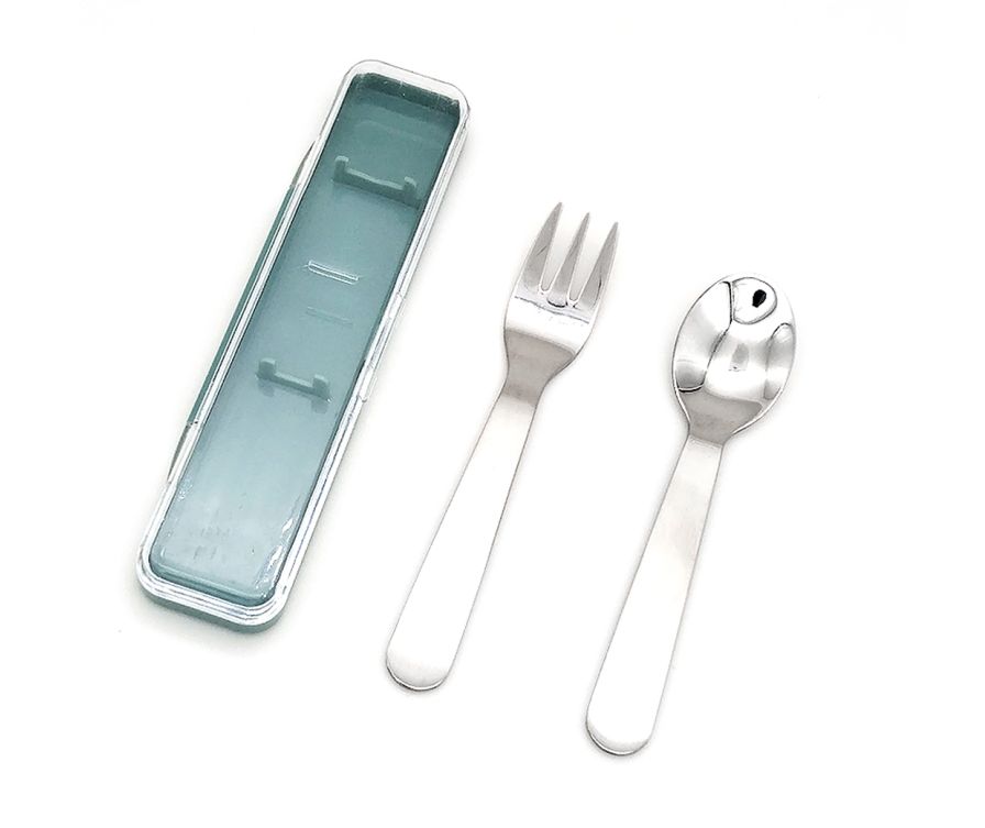 Spoon and Fork Kit (2 Piece Kit)(Green)