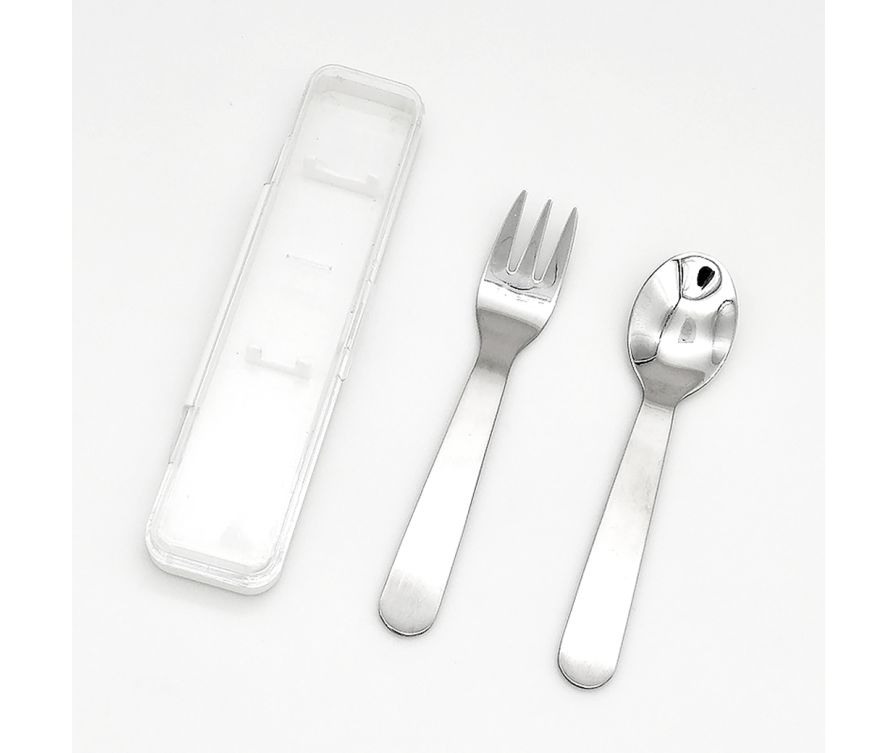 Spoon and Fork Kit (2 Piece Kit)(White)