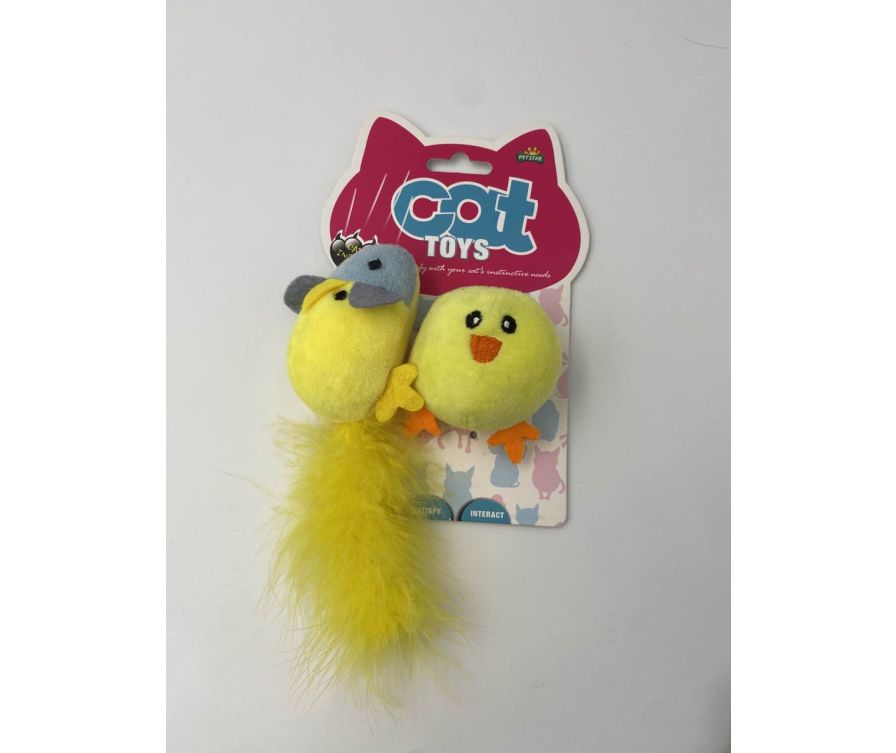 Cat Toy - Chick - 2 Pcs