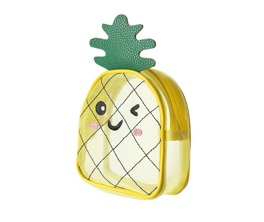 Pineapple Designed Cosmetic Bag(Yellow,Pineapple)