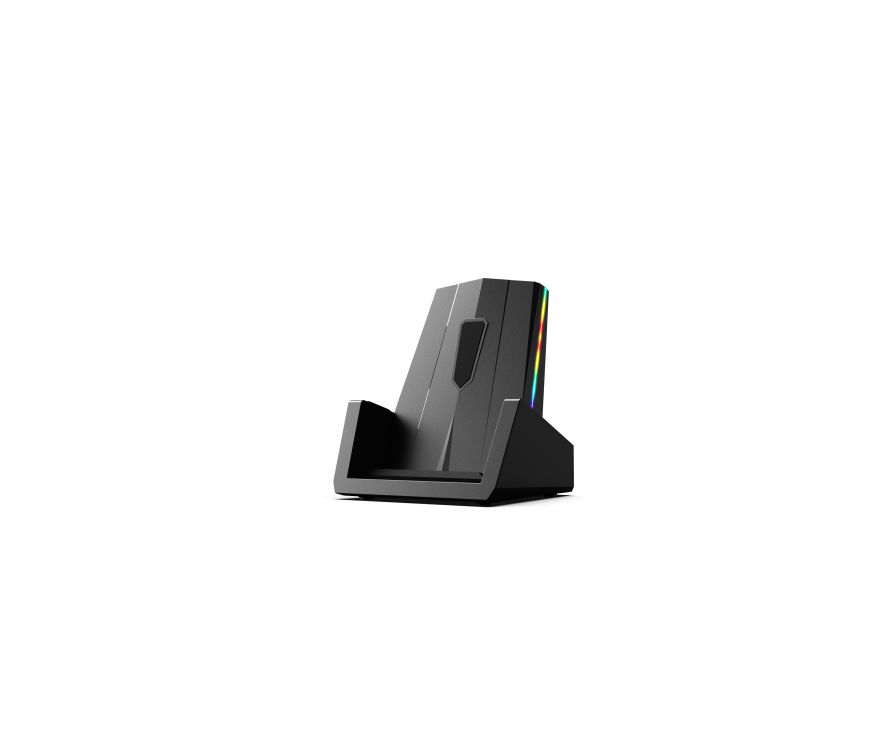 RGB Wireless Charging Stand for Gaming, 10W Model: EWL-21151-A (Black)