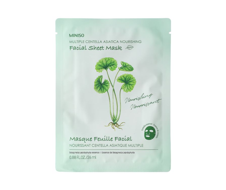 MINISO Multiple Centella Asiatica Nourishing Facial Sheet Mask