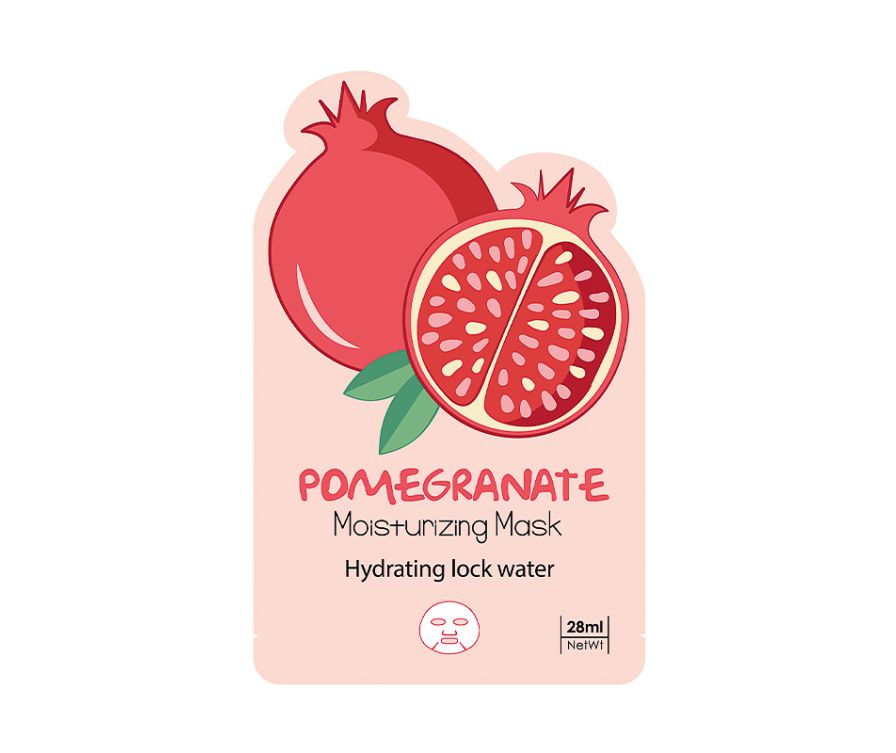 MINISO Fruit Series Facial Sheet Masks(Pomegranate)