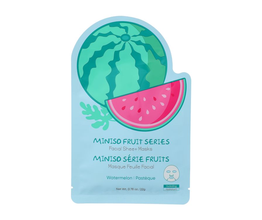 MINISO Fruit Series Facial Sheet Masks(Watermelon)