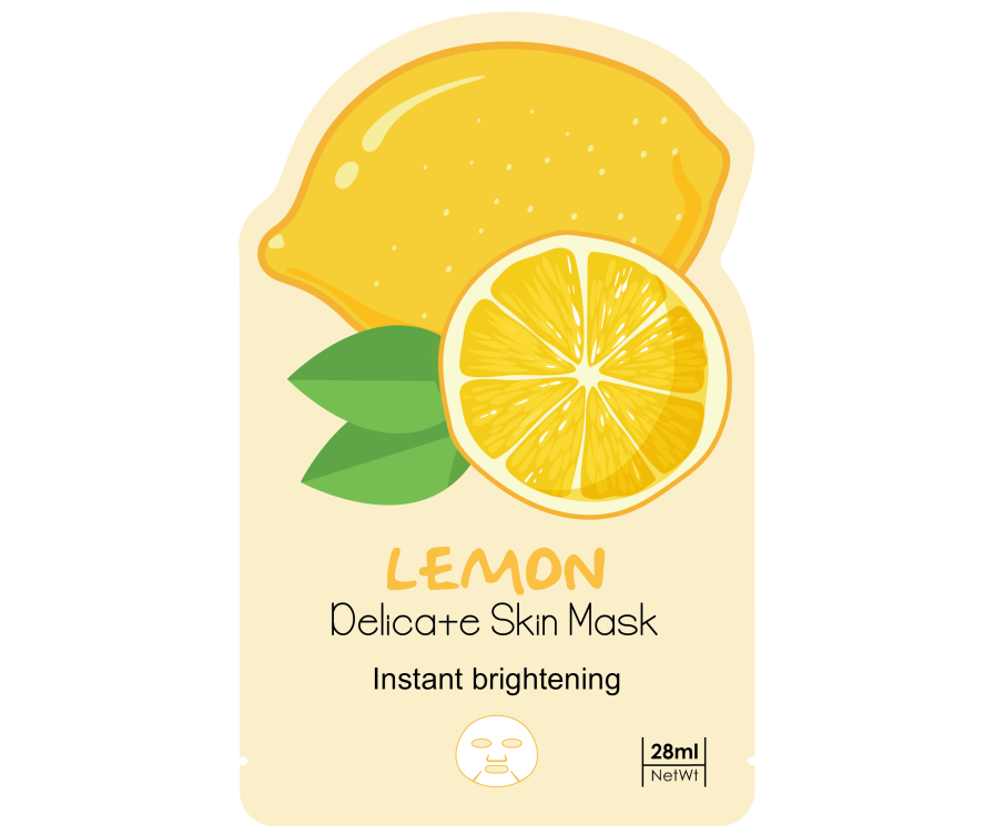 Fruit Series Facial Sheet Masks (Lemon)