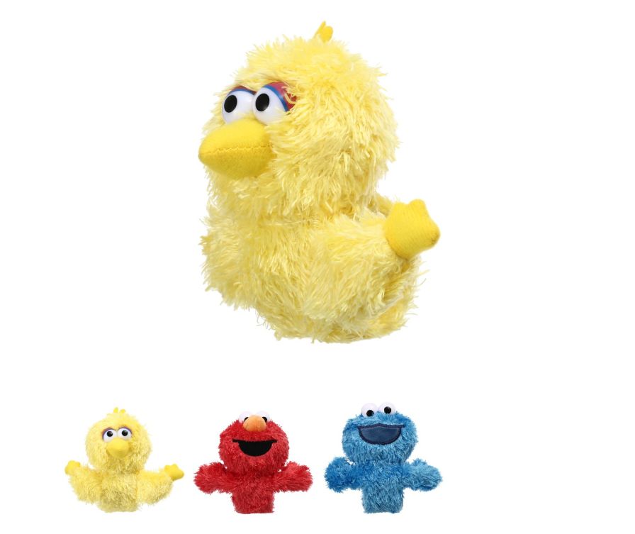 Փափուկ խաղալիք ձեռքին ամրացվող Sesame Street-Fun