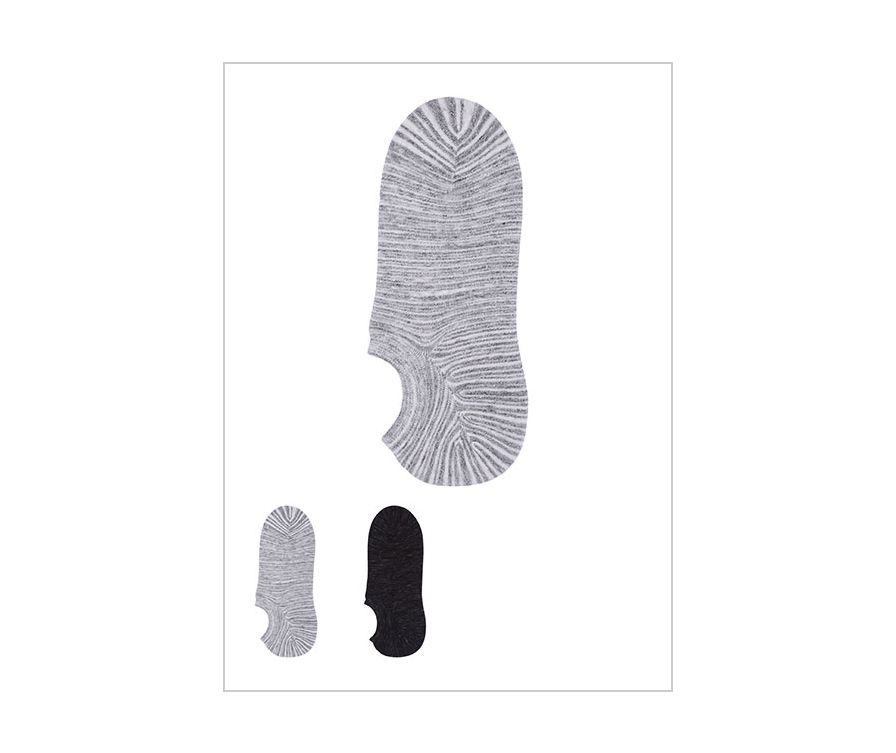 Men's Low-cut Socks 2 PCS ( Moire)