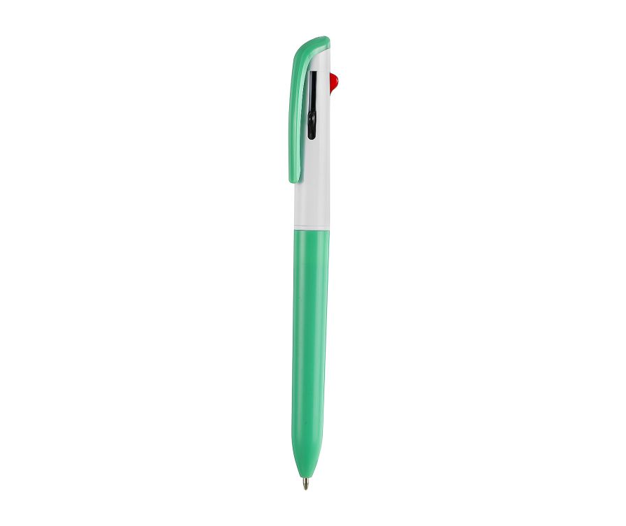 Four Color Ballpoint Pen (Green Penholder)